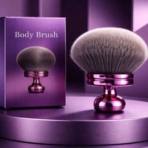Achieve A Flawless Finish with the Large Blend & Blur Body Makeup Brush Purple